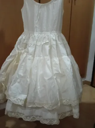 Cancán fallera niña talla 2 con aros