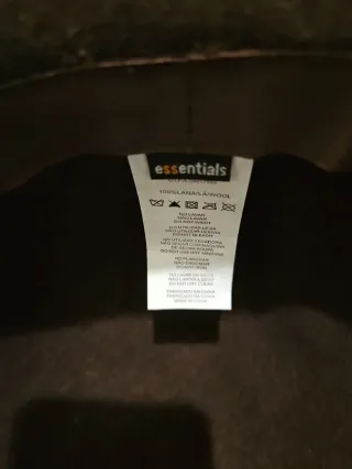 Gorro sombrero marrón con lazo .Nuevo