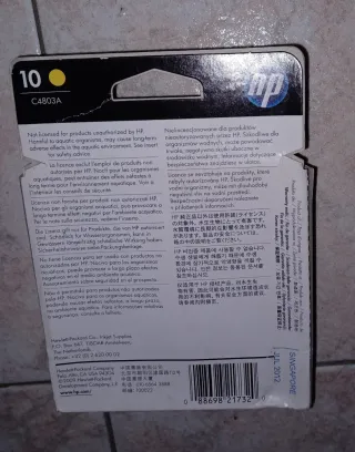 Testina HP 10 Gialla