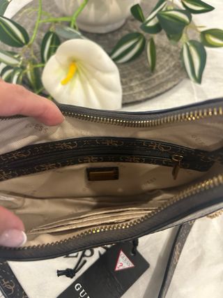 Bolso Guess original beige y marrón