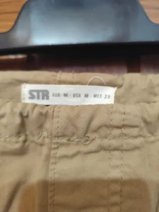 Pantalones Cargo Beige
