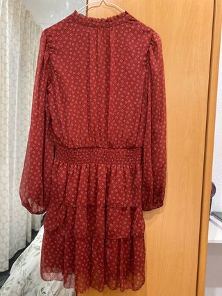 Vestido Pepe Jeans Rojo Estampado