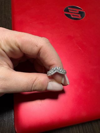 Anillo Pandora Tiara Princesa Plata