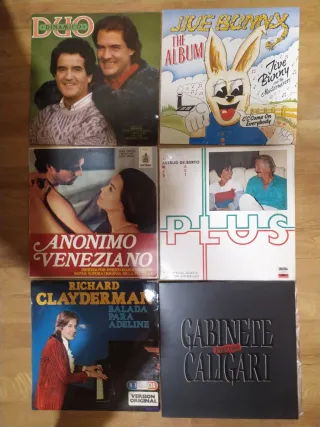 50 vinilos de música variada