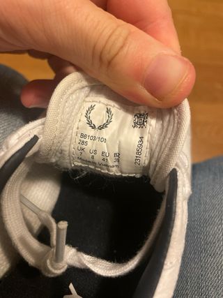 Zapatillas Fred Perry Blancas Talla 41