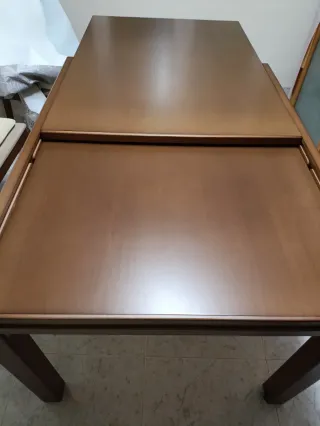 Mesa extensible comedor de madera