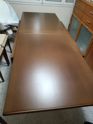 Mesa extensible comedor de madera