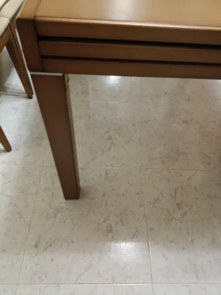 Mesa extensible comedor de madera