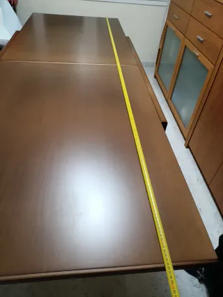 Mesa extensible comedor de madera