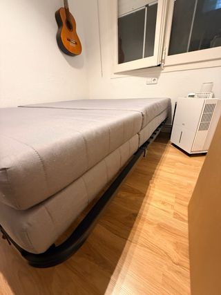 Sofá cama 2 plazas blanco