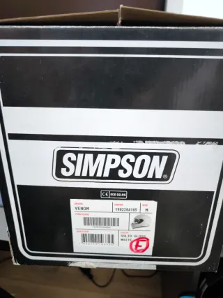 Casco Simpson Venom Talla M