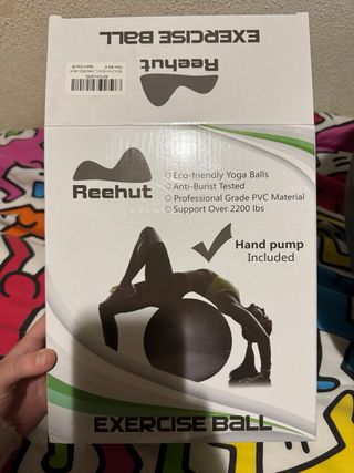 Fitball Yoga/Pilates ReeHut 65cm + Bomba