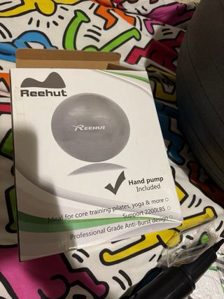 Fitball Yoga/Pilates ReeHut 65cm + Bomba