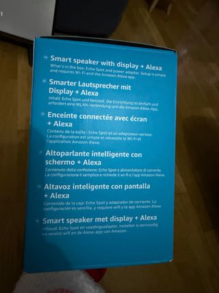 Amazon Echo Spot Alexa Glacier White