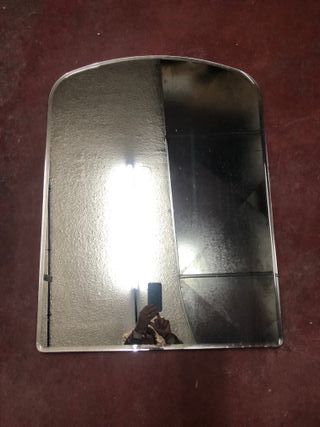 Espejo de cristal y metal