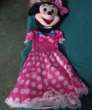 Disfraz Minnie Cabeza Adulto Talla Única