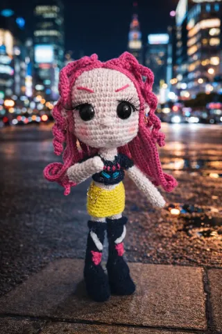 Muñeca Gerrera G-Pop Crochet