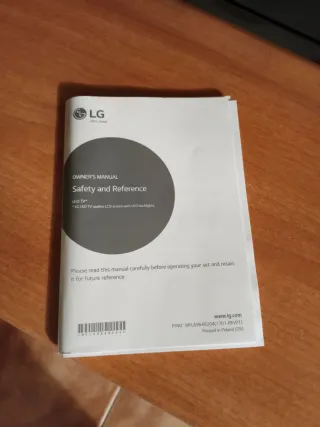 TV LG 37 pulgadas Negra