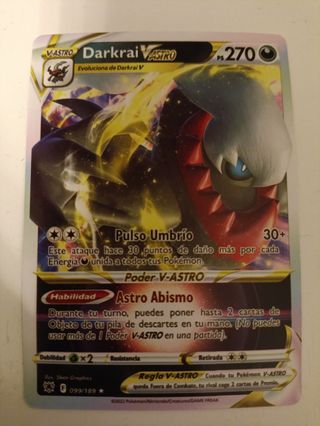 Darkrai V ASTRO 099/189 Carta Pokémon
