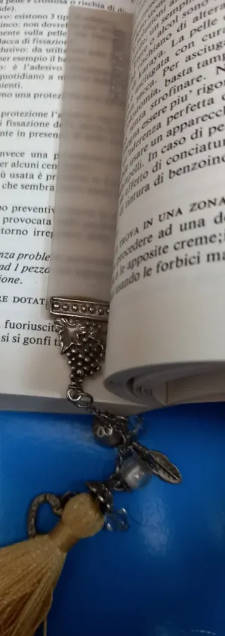 Segnalibro Vintage con ciondolo