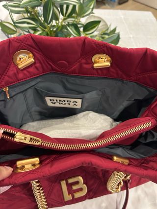 Bolso Bimba y Lola acolchado cadena dorado