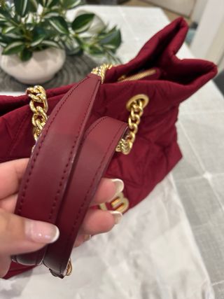 Bolso Bimba y Lola acolchado cadena dorado