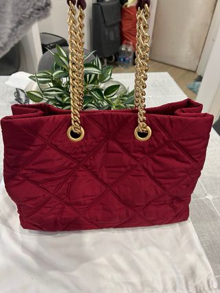 Bolso Bimba y Lola acolchado cadena dorado