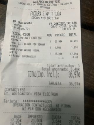 Filtro interno modular Aquatlantis BIO 300