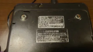 Sony Discman D-33 Reproductor CD Portátil