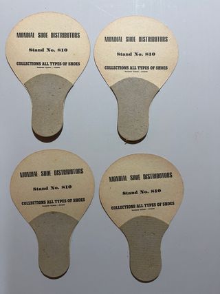 4 Abanicos Españoles Toros Pay pay Antiguo