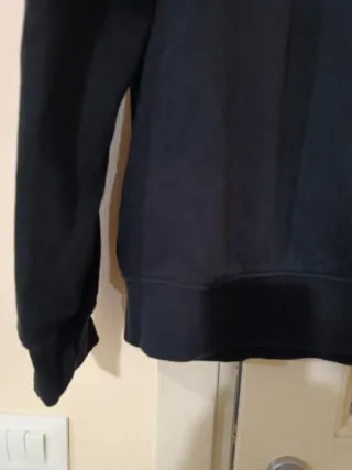 Felpa girocollo nera taglia Eur M