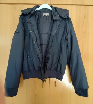 Chaquetón bomber mujer azul