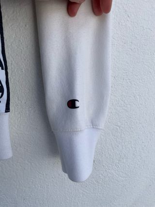 Sudadera Champion Blanca Talla S