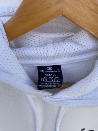 Sudadera Champion Blanca Talla S