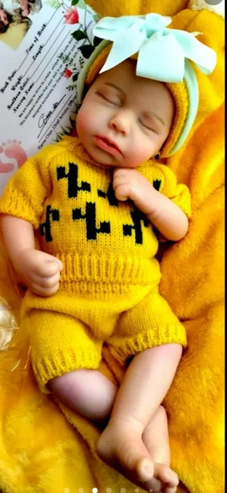 Bebé Reborn Silicona 33-34 cm