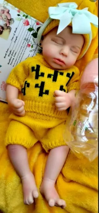 Bebé Reborn Silicona 33-34 cm