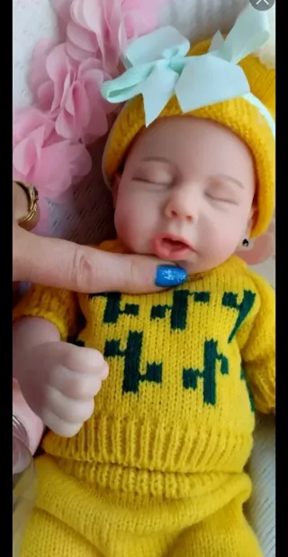 Bebé Reborn Silicona 33-34 cm