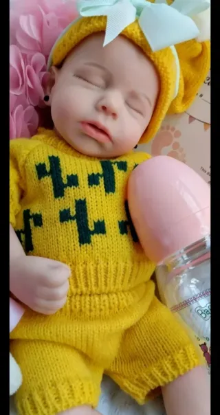 Bebé Reborn Silicona 33-34 cm