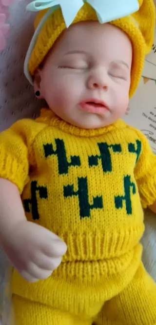 Bebé Reborn Silicona 33-34 cm