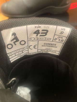 Botas de moto Alpinestars negras