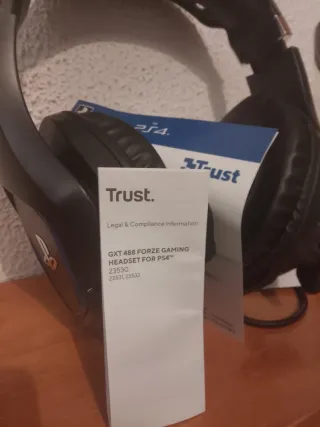 cuffie ps4 trust gxt488 gaming headset nuove