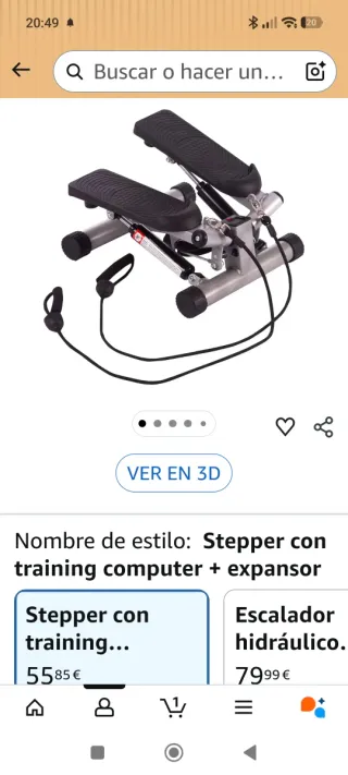 Stepper Ultrasport con ordenador y expansores