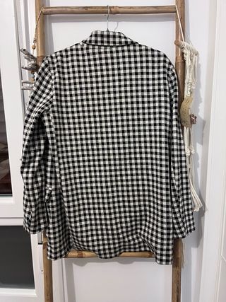 Americana cuadros vichy Mango Talla M