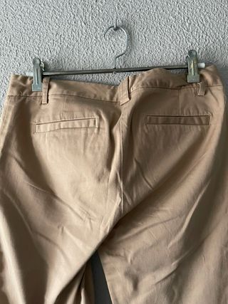 Pantalón Zara Marrón Talla 40 Mujer