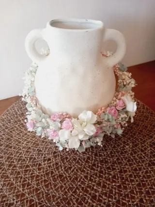 Corona de flores comunión