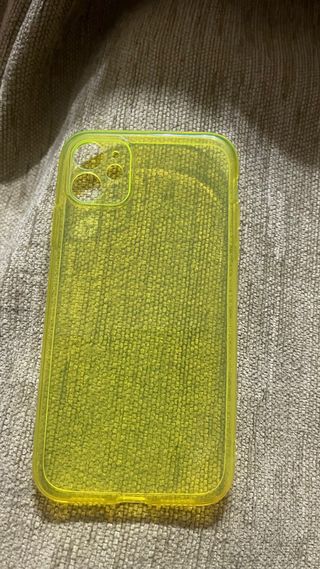 Fundas iPhone 11 Fluorescentes Rosa y Amarilla