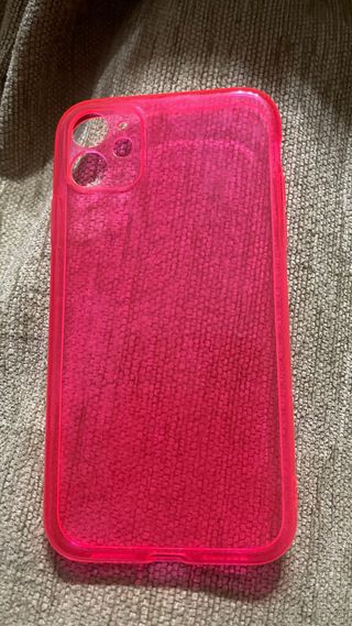 Fundas iPhone 11 Fluorescentes Rosa y Amarilla