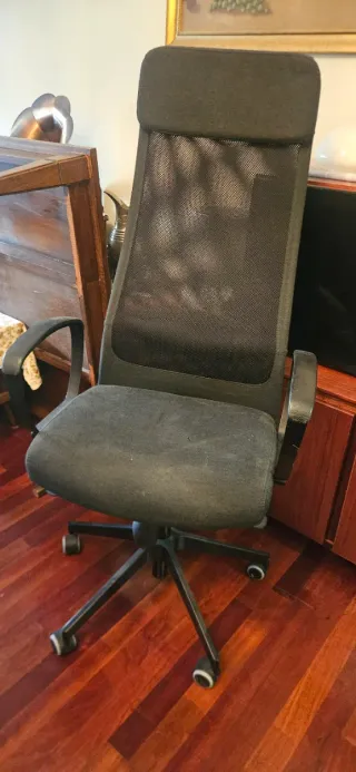 Silla de Oficina Ikea Markus Negra
