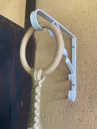 Portavaso Macramè e Legno