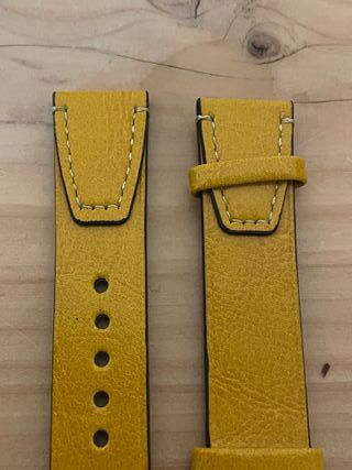 Cinturino Orologio Giallo 20mm